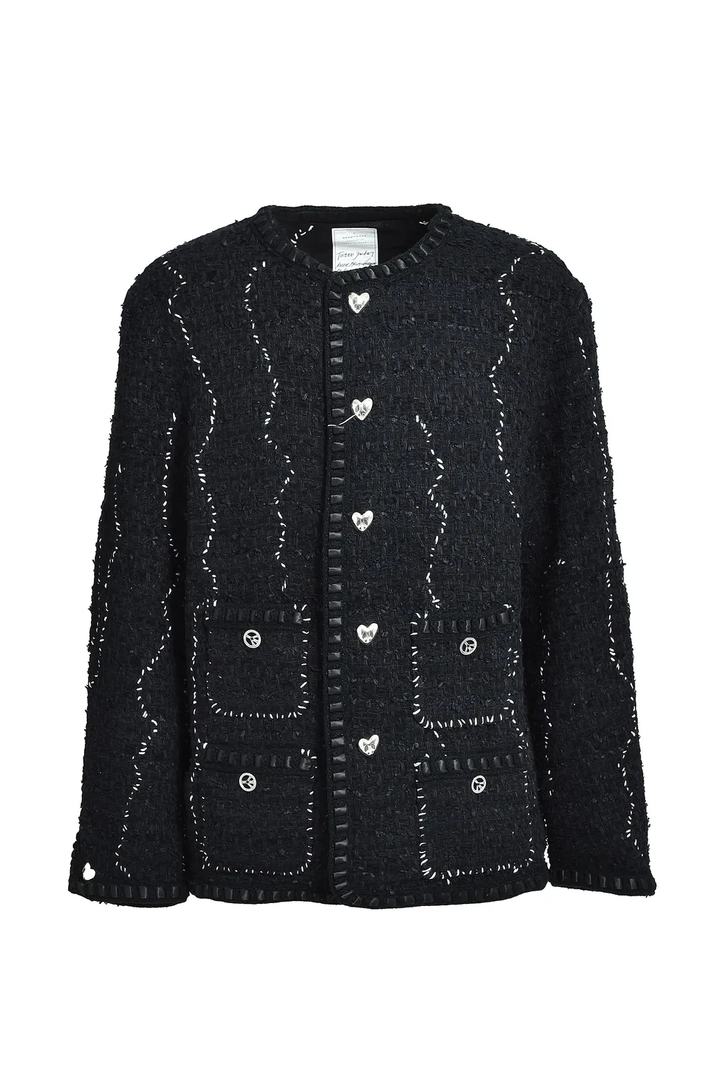 Tweed Hobo Jacket / Black