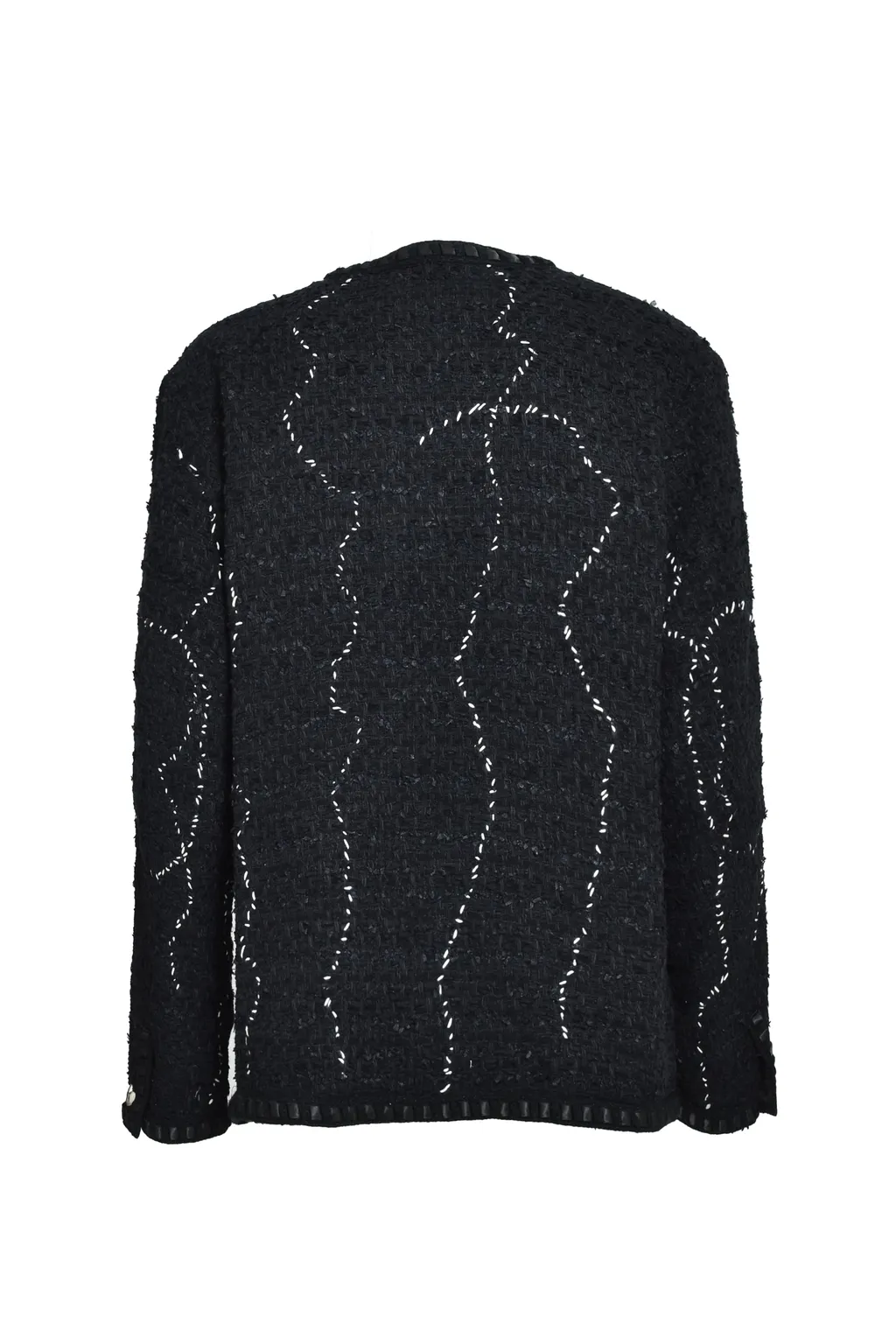 Tweed Hobo Jacket / Black