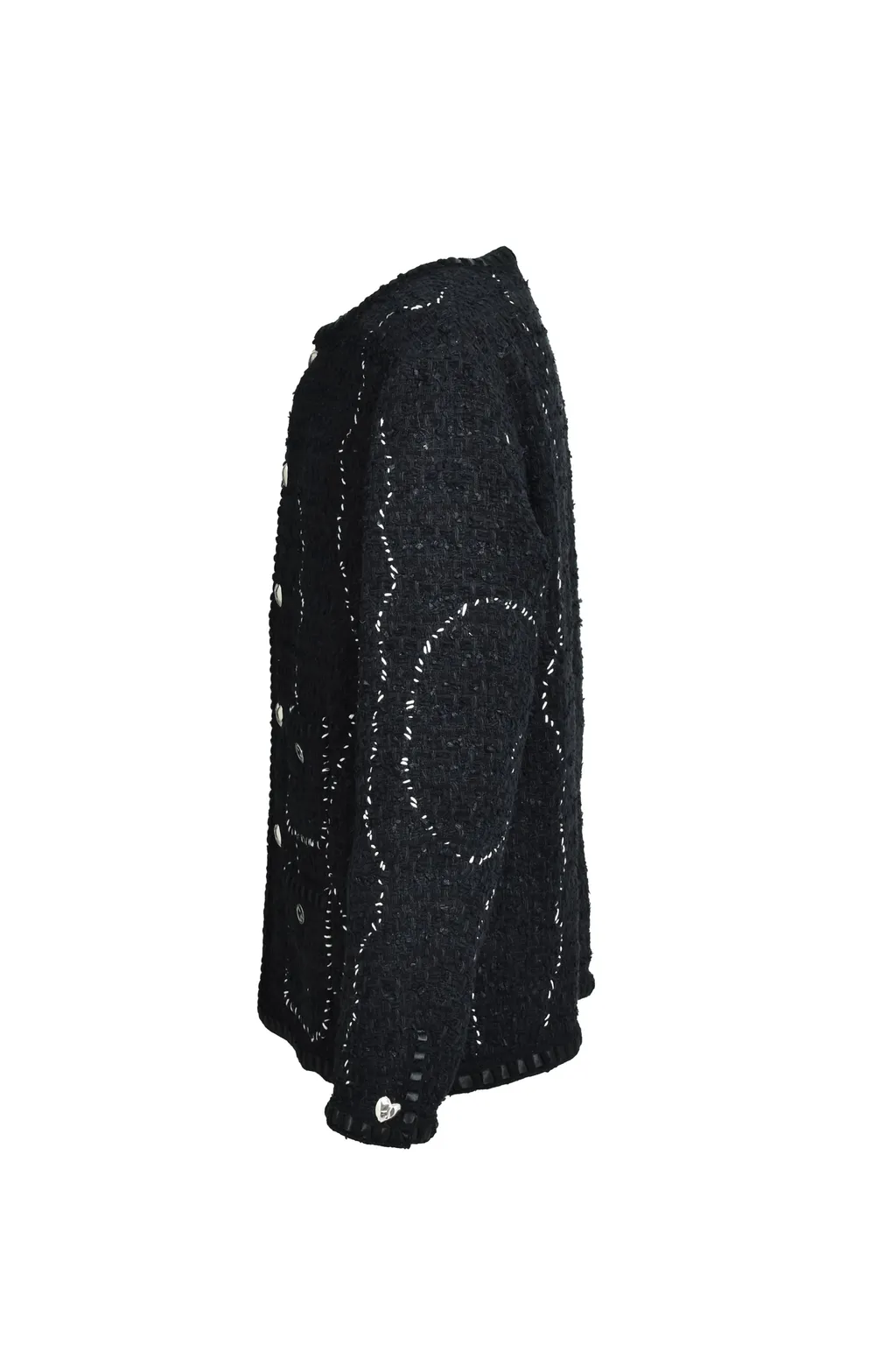 Tweed Hobo Jacket / Black