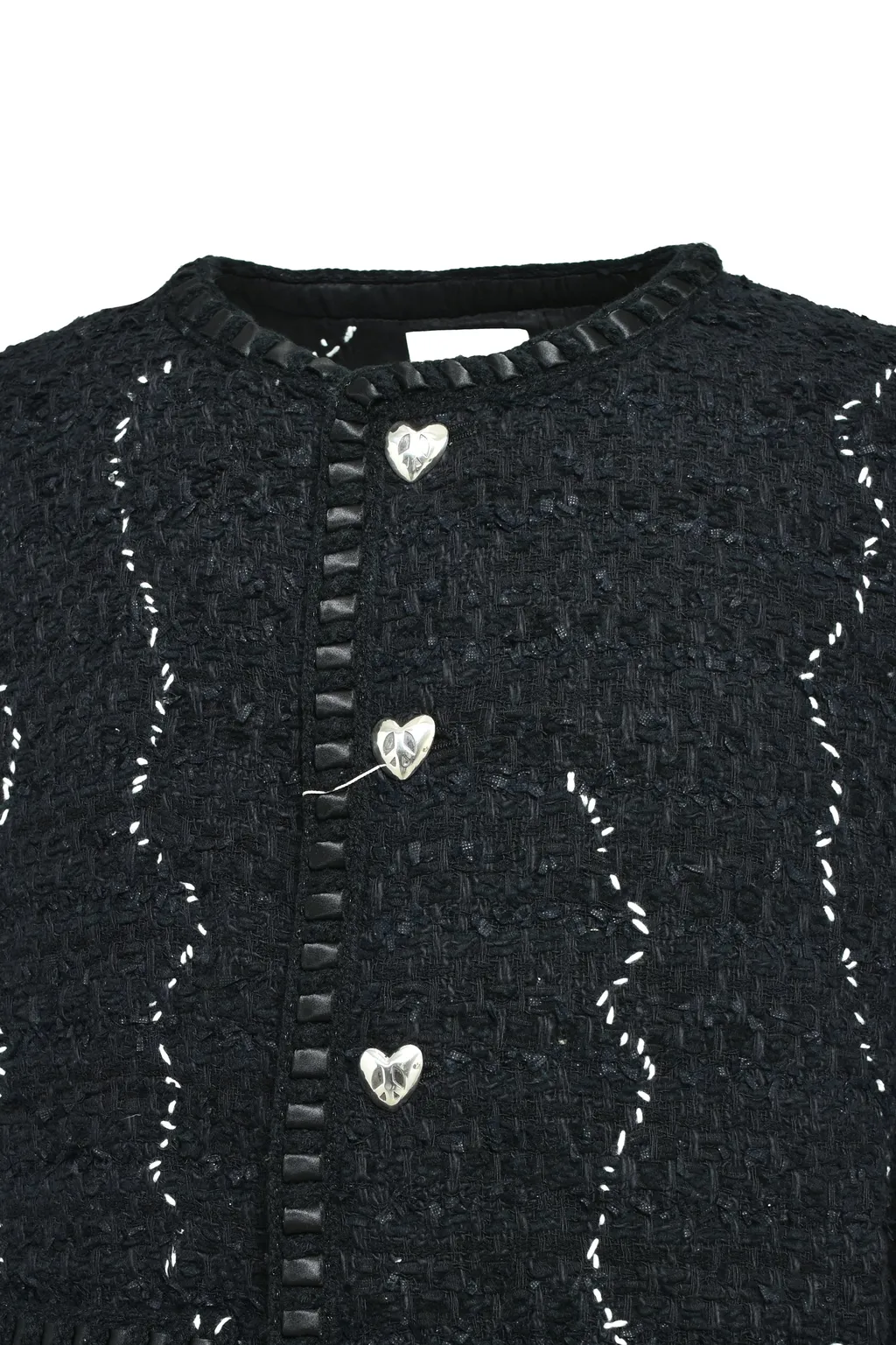Tweed Hobo Jacket / Black