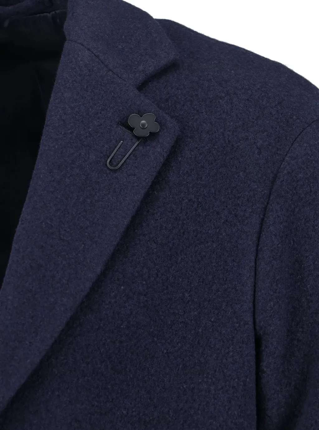 Lardini Single Breasted Flower Detailed Coat