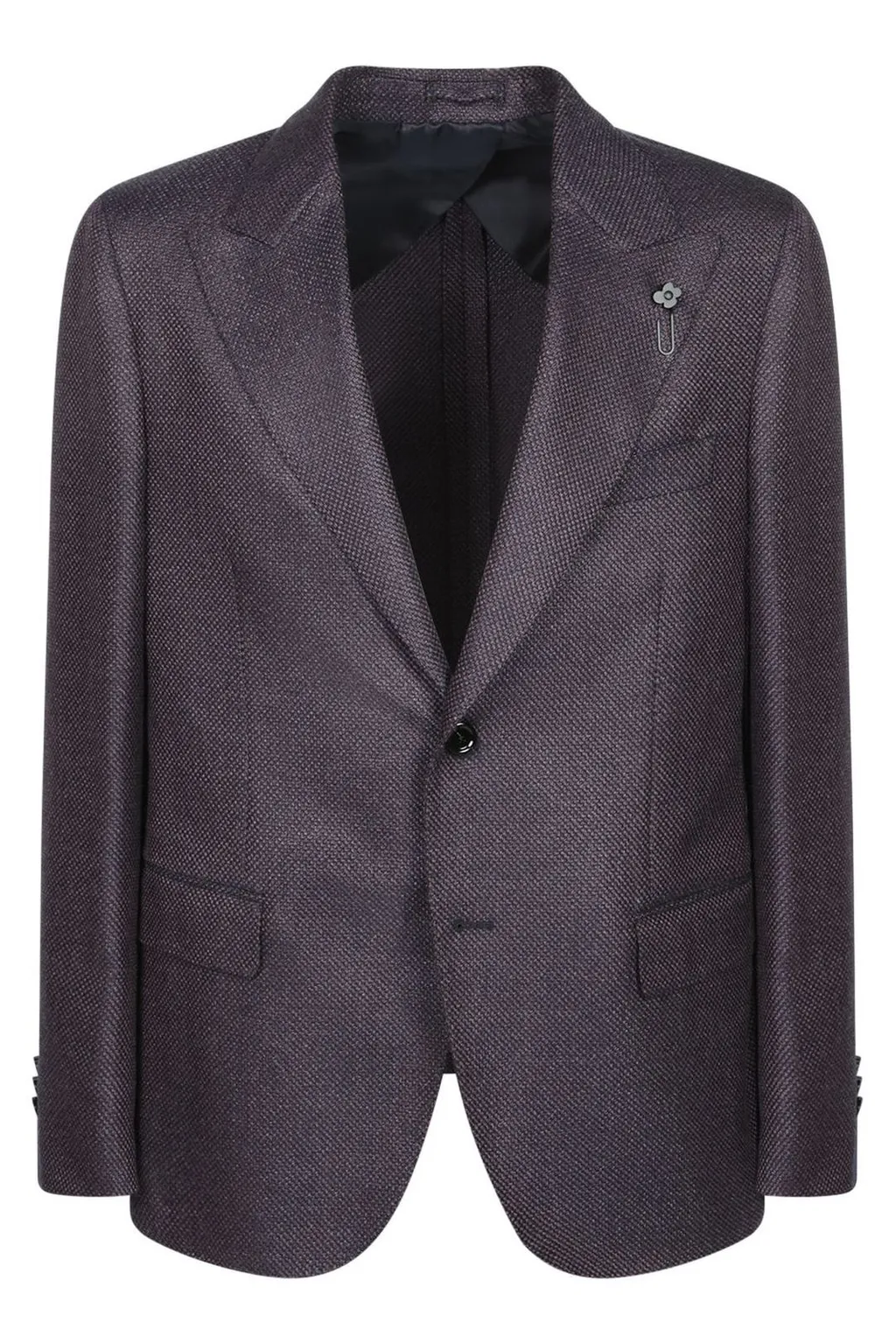 Lardini Single Breasted Flower Detailed Tailored Blazer