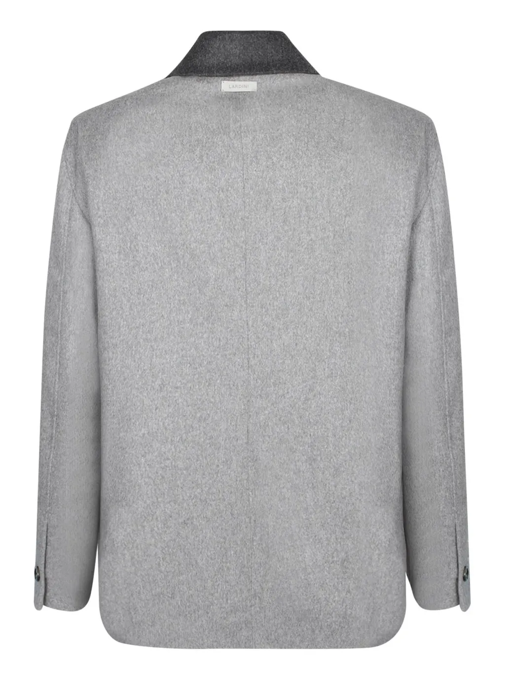 Lardini Contrast Collar Long Sleeved Shirt Jacket