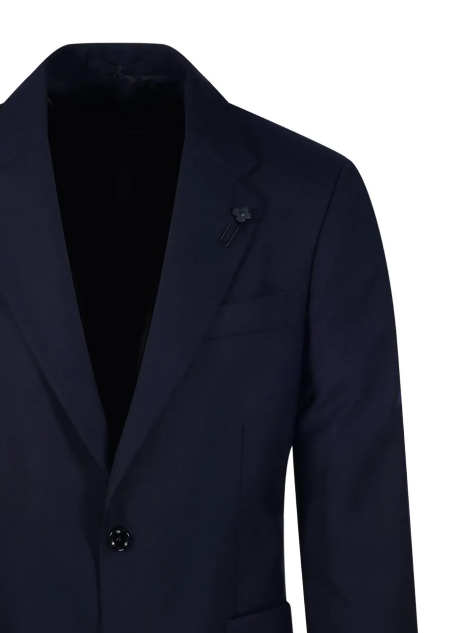 Lardini Virgin Wool Single-Breasted Jacket