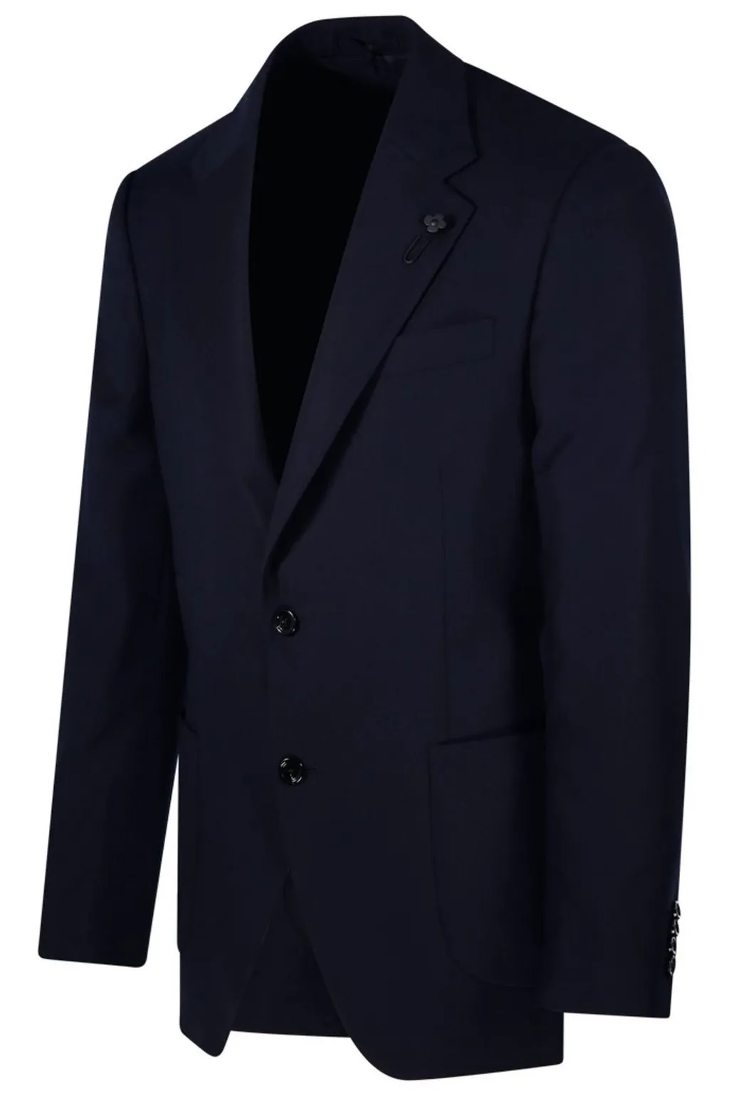 Lardini Virgin Wool Single-Breasted Jacket