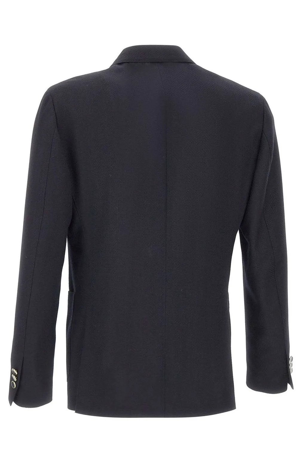 Lardini Herringbone Double-Breasted Jacket