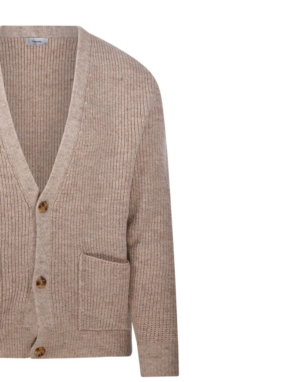 Lardini Ribbed Cardigan Knitwear