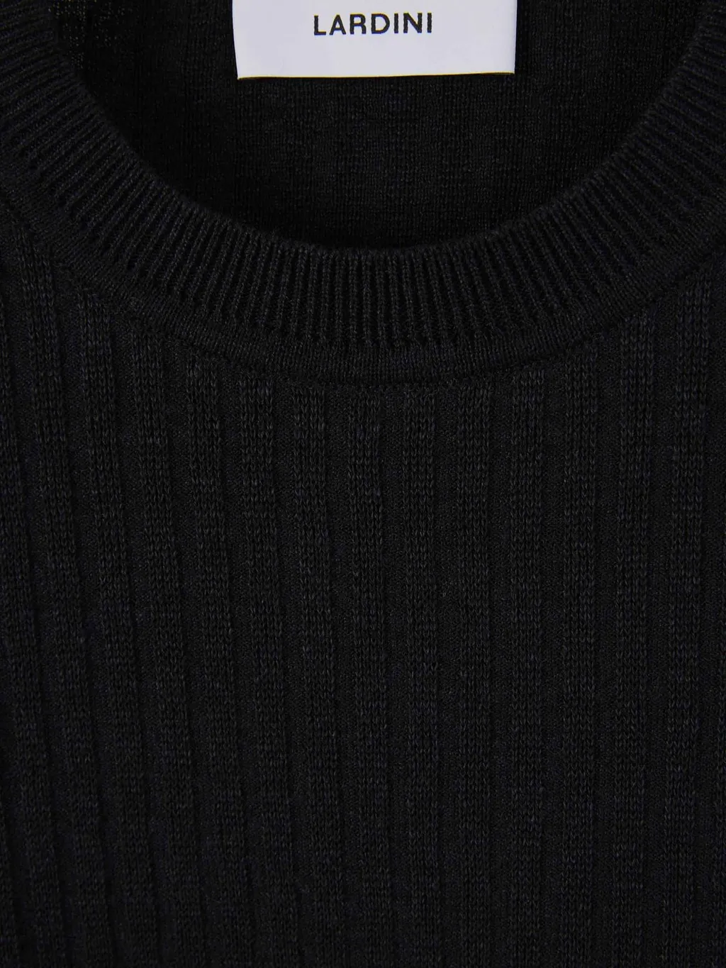 Lardini Ribbed Knit Crewneck T-Shirt