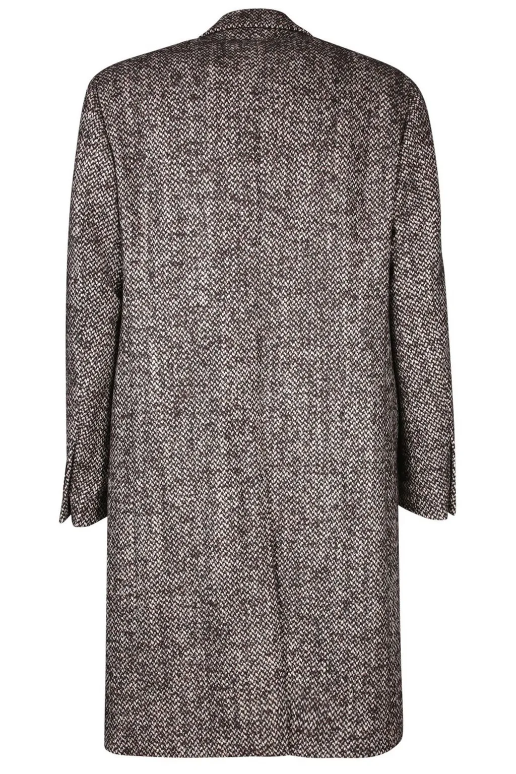 Lardini Single-Breasted Brooch-Detailed Coat
