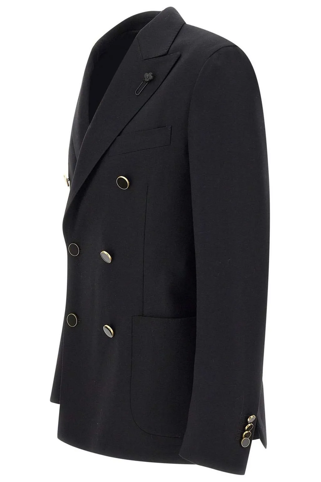 Lardini Double-Breasted Tailored Blazer