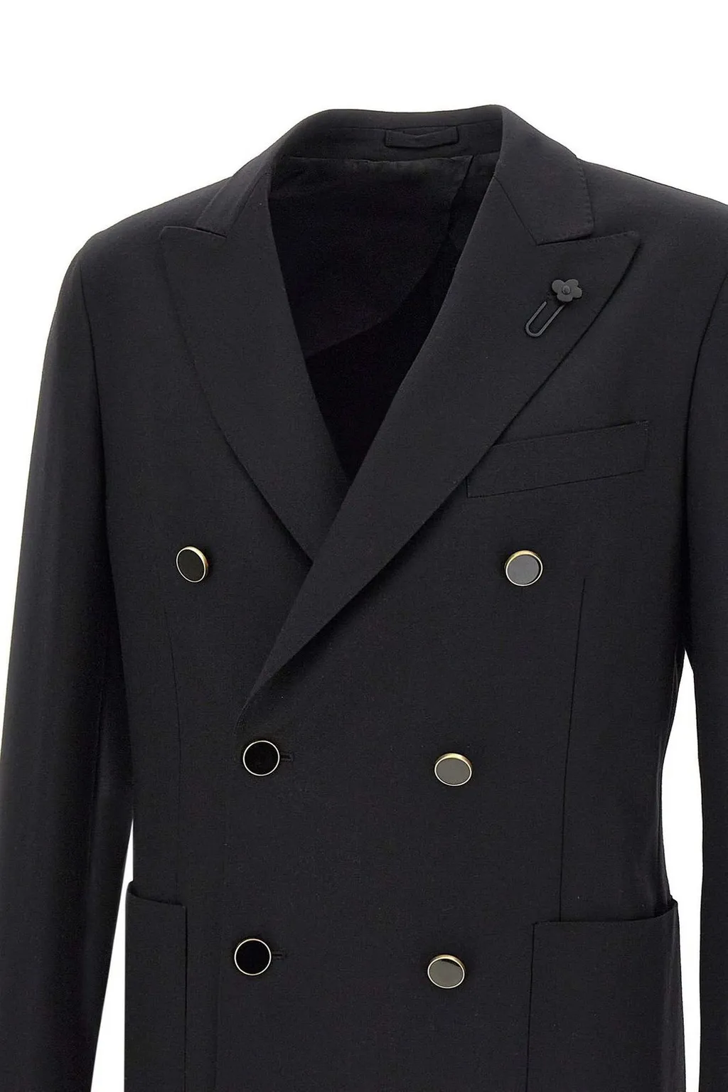 Lardini Double-Breasted Tailored Blazer