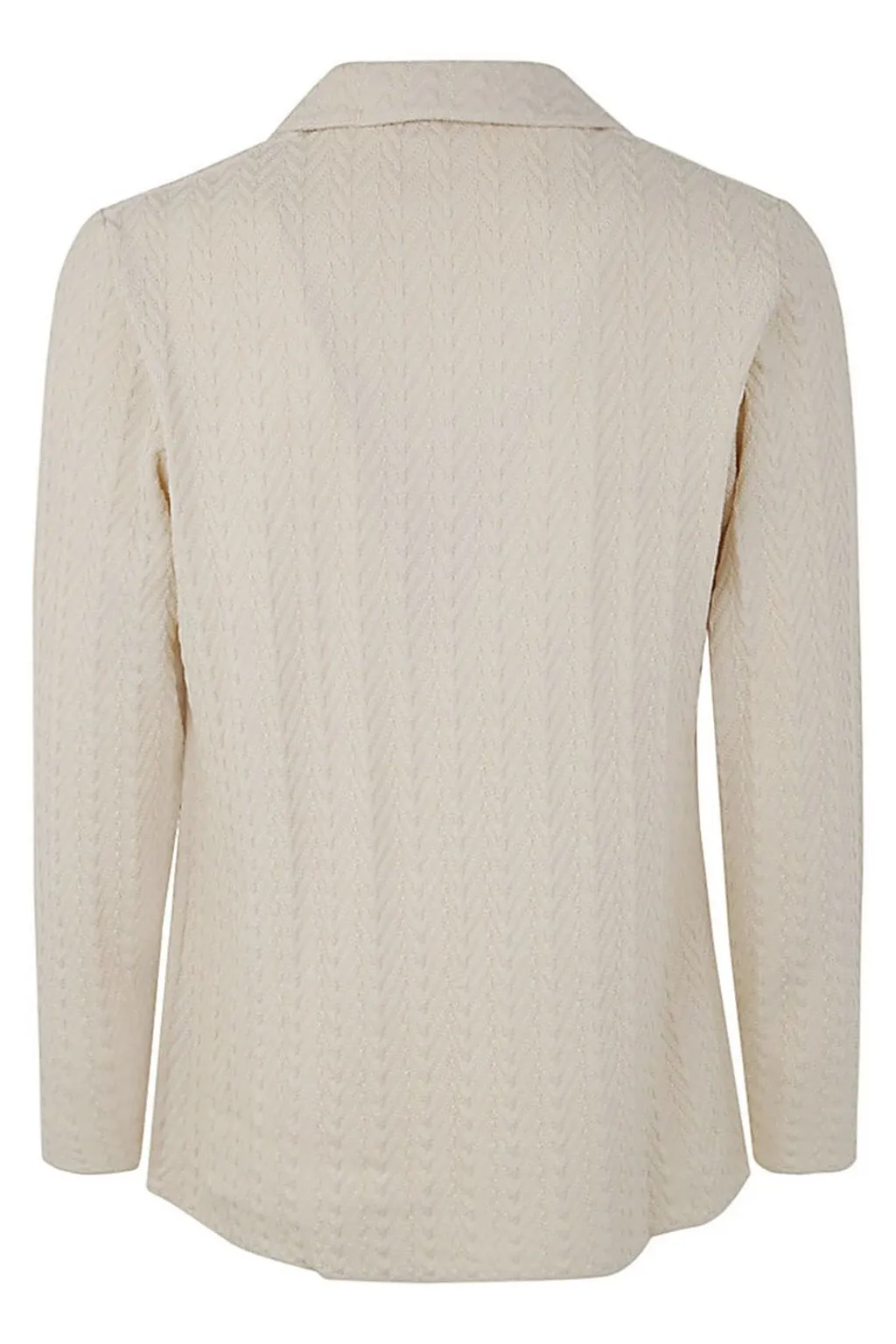Lardini Brooch-Detail Double-Breasted Blazer
