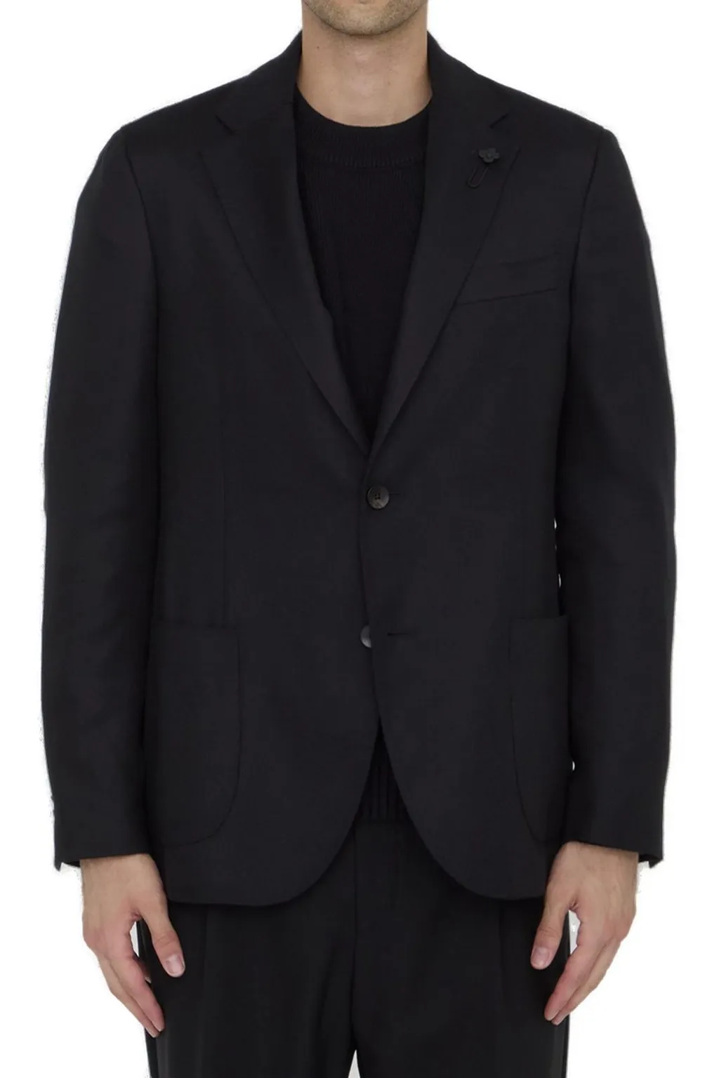 Lardini Single-Breasted Tailored Blazer