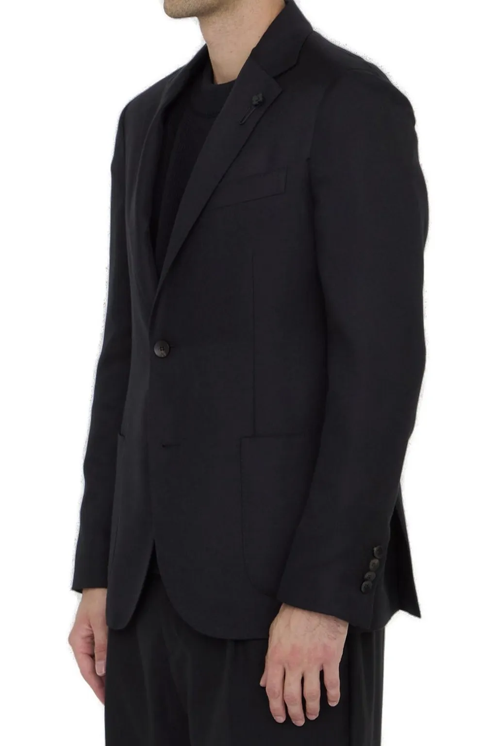 Lardini Single-Breasted Tailored Blazer