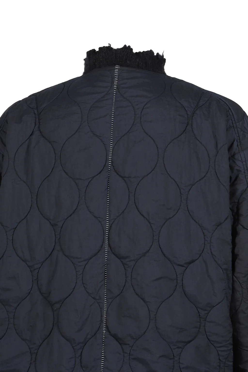 Slash Seam Tribal Camouflage Flight Jacket / Blk