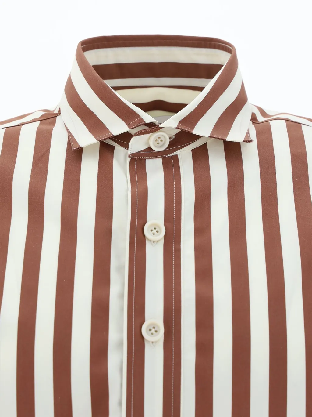 Lardini Short Sleeve Striped Shirt