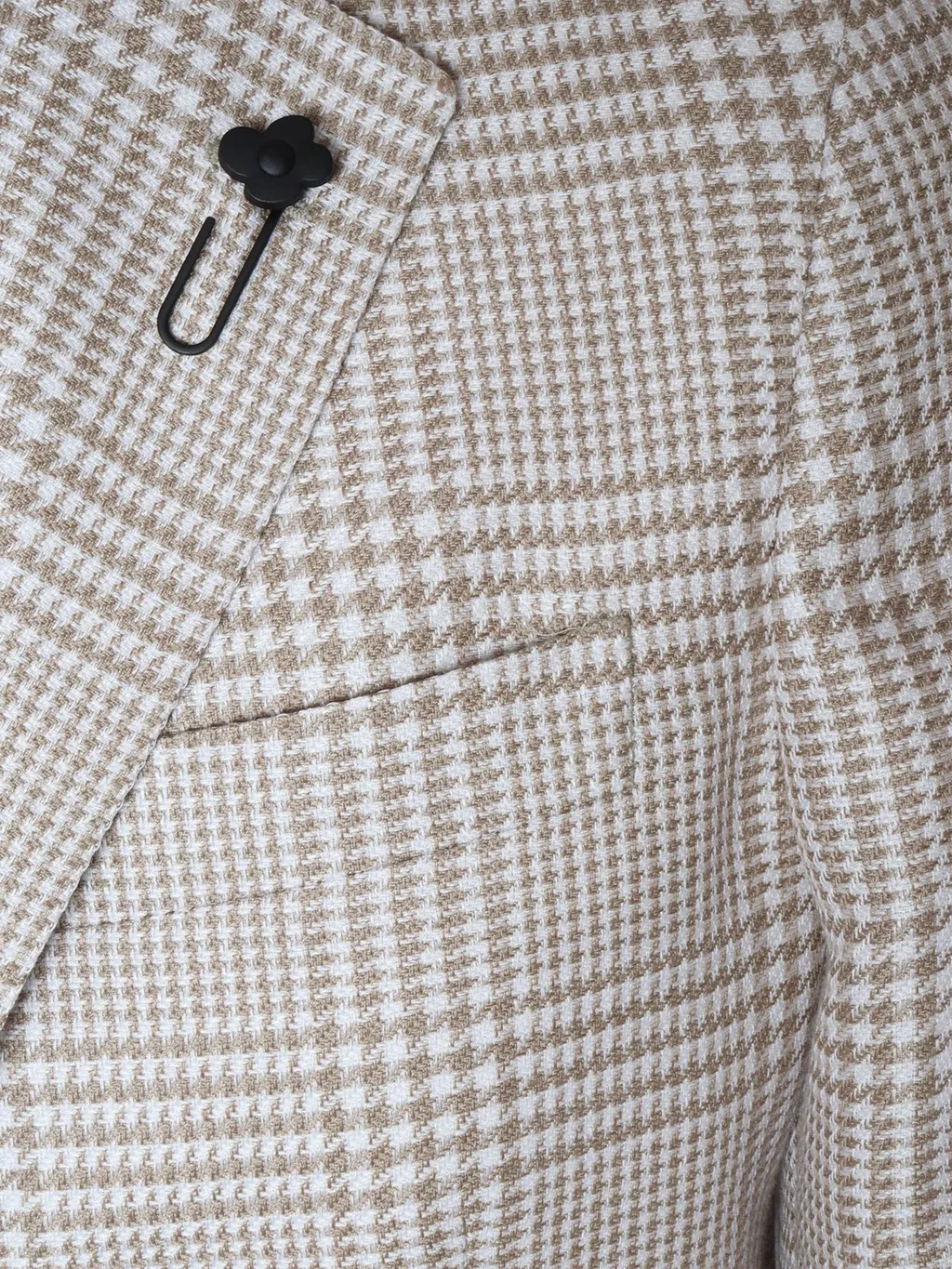 Lardini Checked Single-Breasted Tailored Blazer