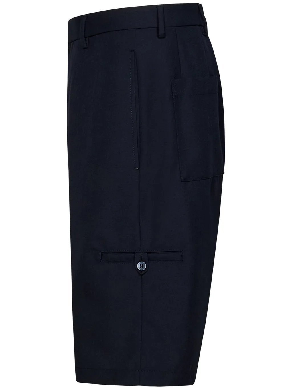 Lardini Logo-Patch Knee Length Shorts
