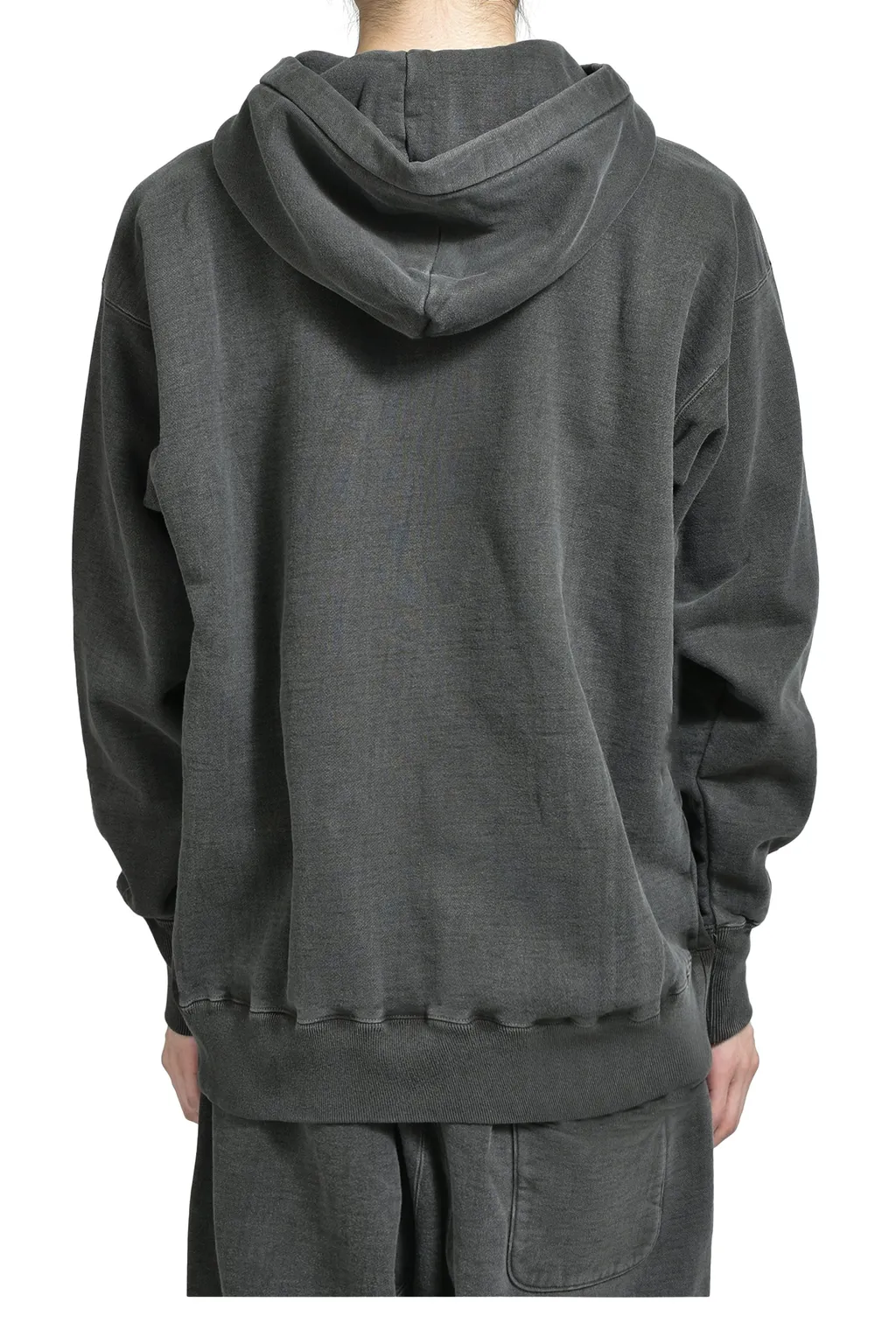 Hand Embroidery Hoodie / Blk. Sil Deco