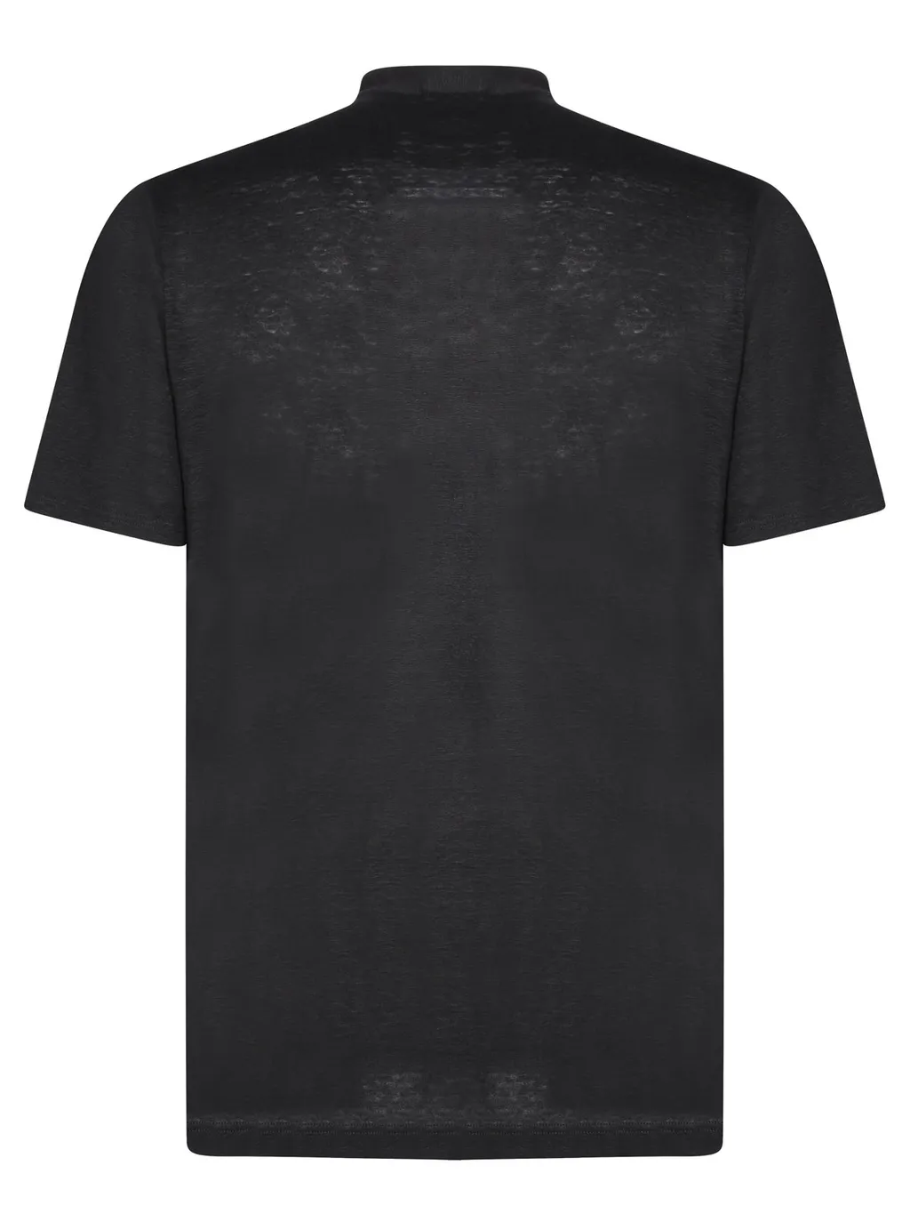 Lardini Short Sleeved Mock-Neck T-Shirt
