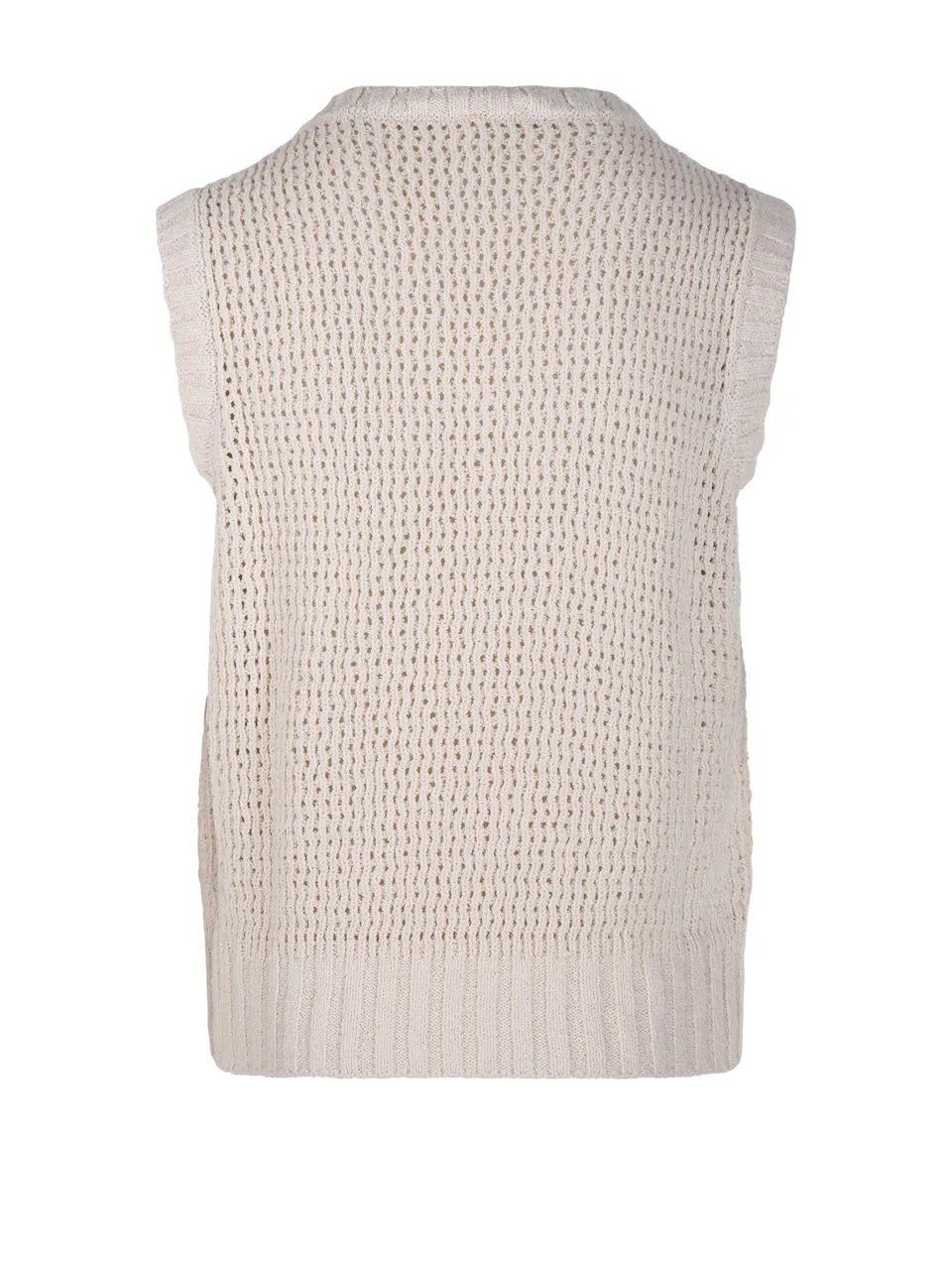 Lardini V-Neck Knitted Vest