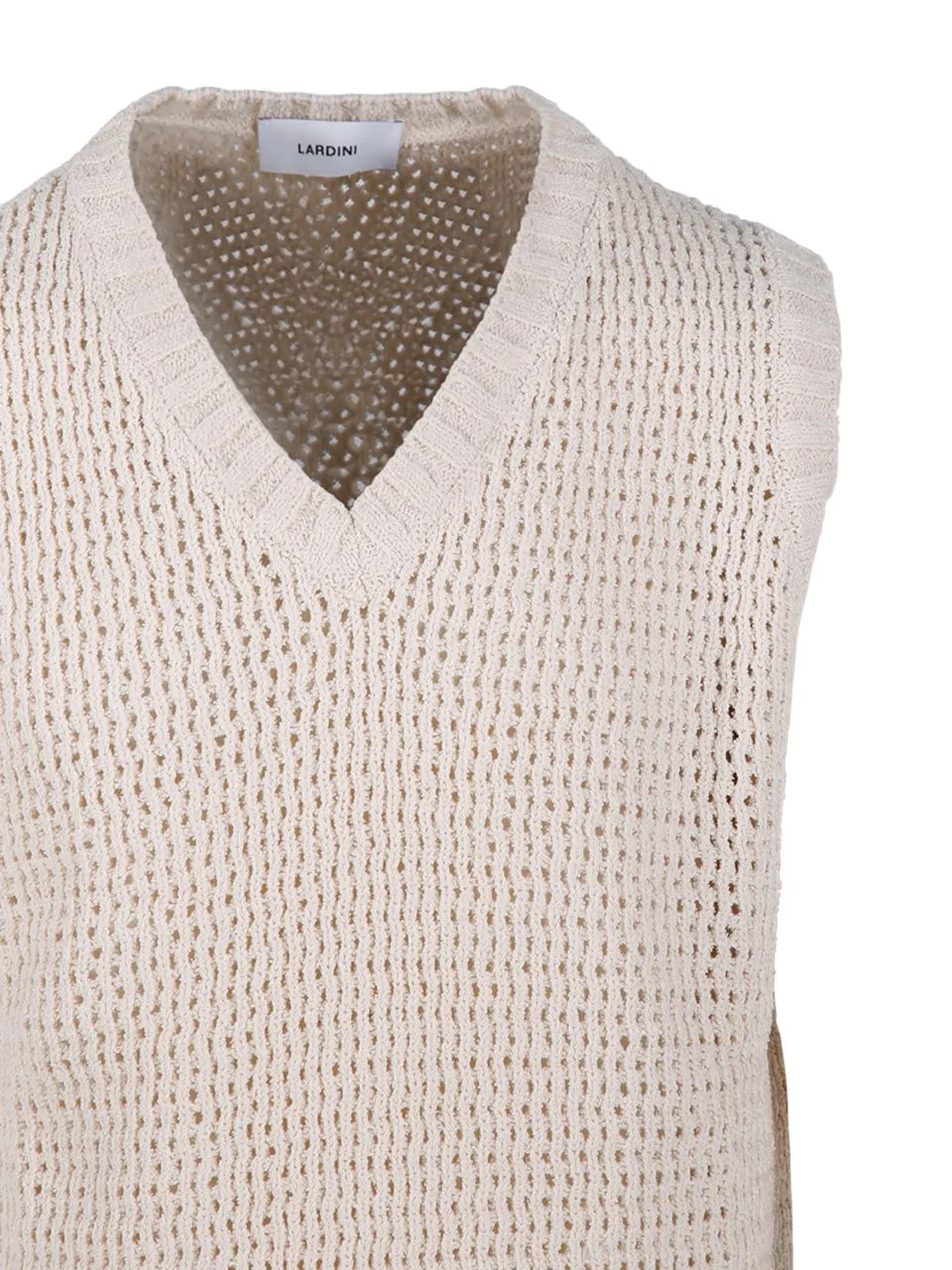 Lardini V-Neck Knitted Vest