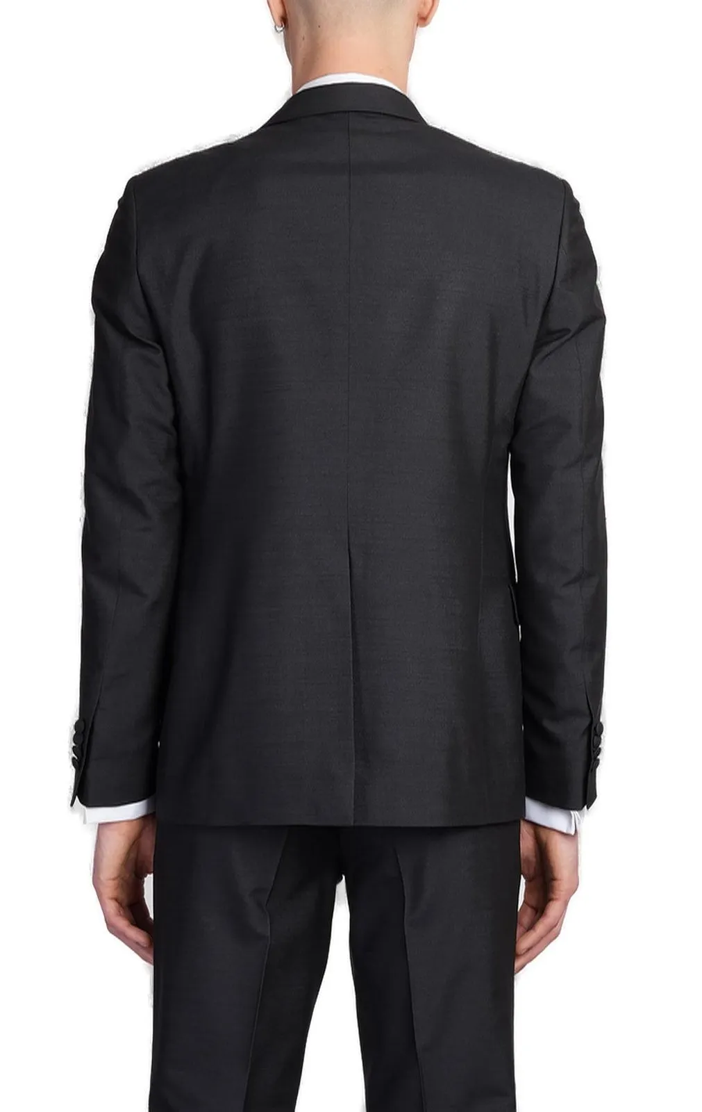 Lardini Brooch-Detailed Two-Piece Suit