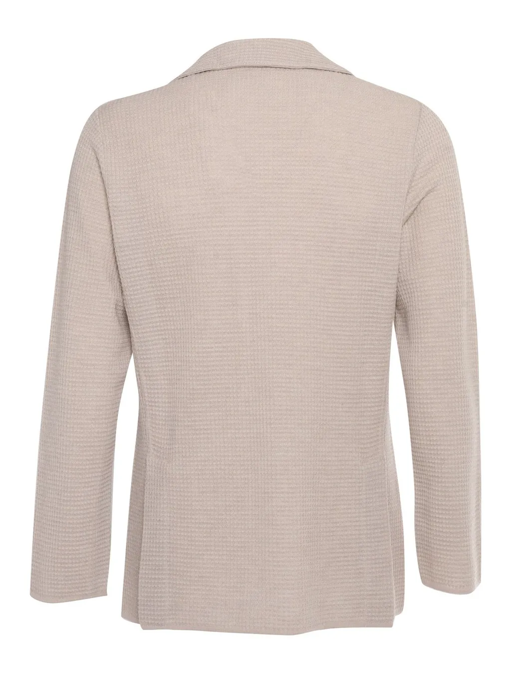 Lardini Single-Breasted Waffle-Knit Blazer