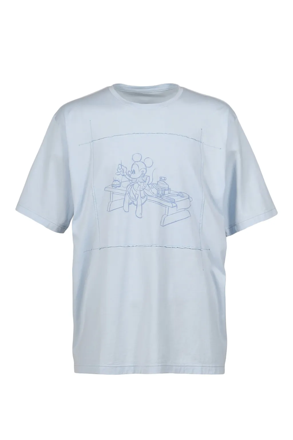 Disney Ohariko Patchwork T-Shirt / L.Blu