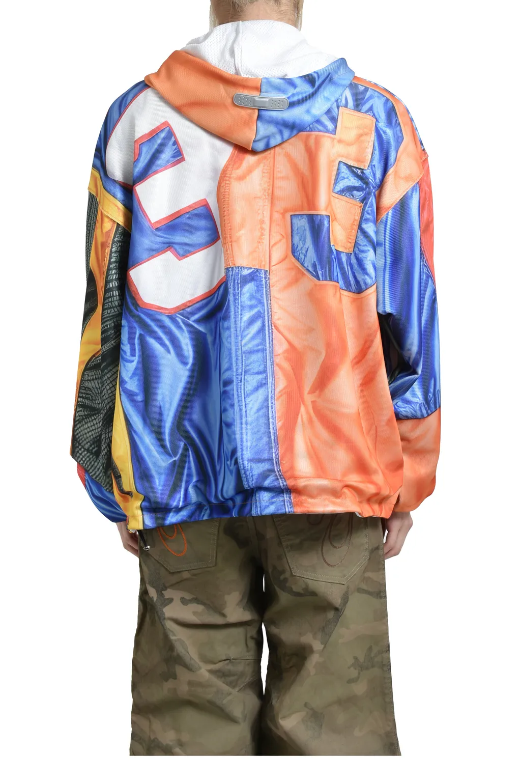 Patchwork Hoodie / Org