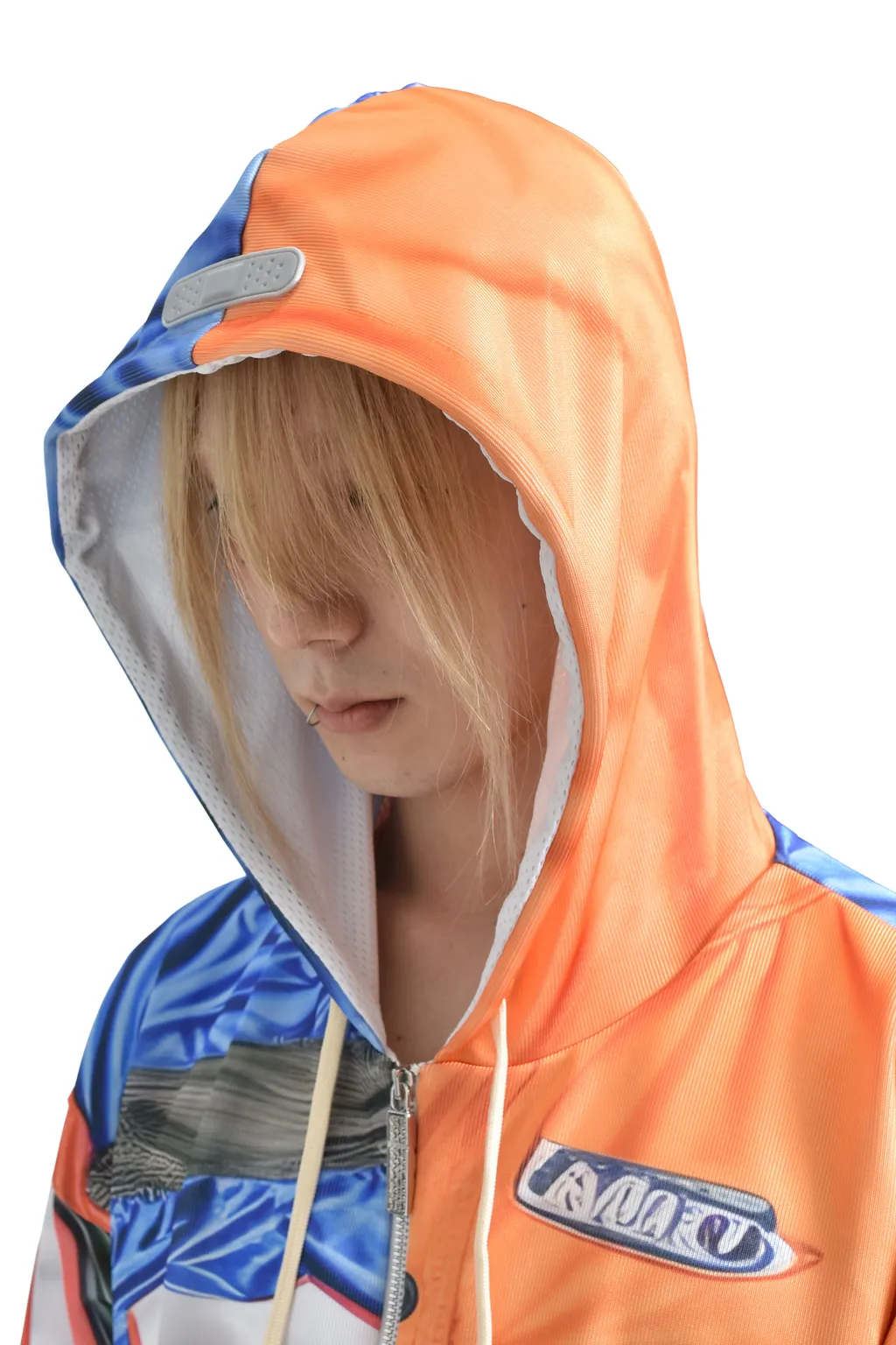 Patchwork Hoodie / Org