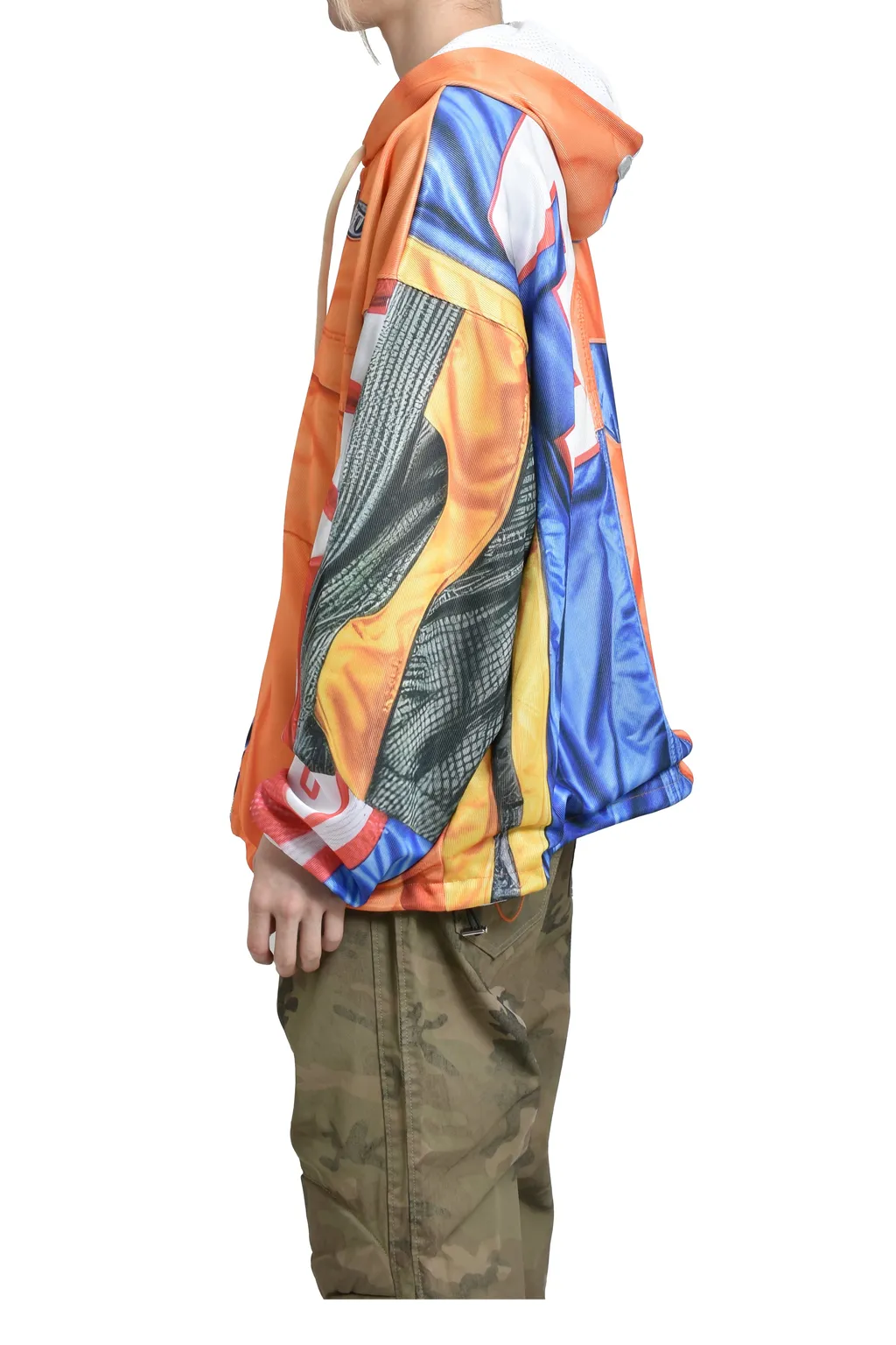 Patchwork Hoodie / Org