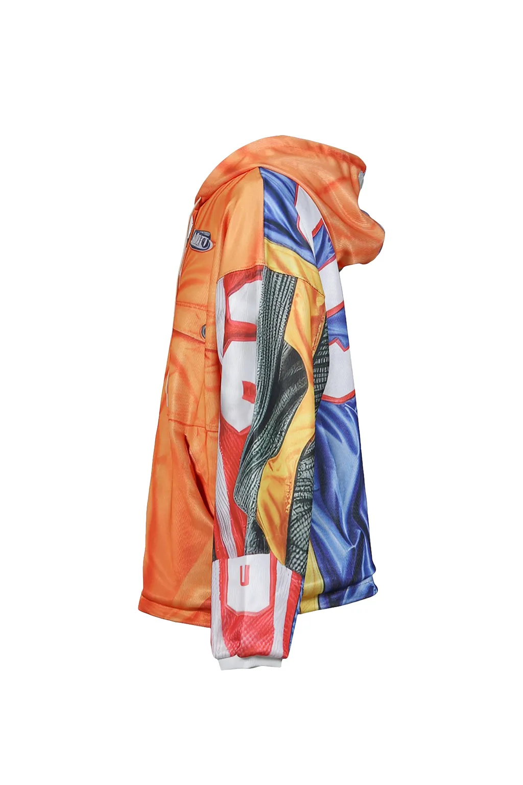 Patchwork Hoodie / Org