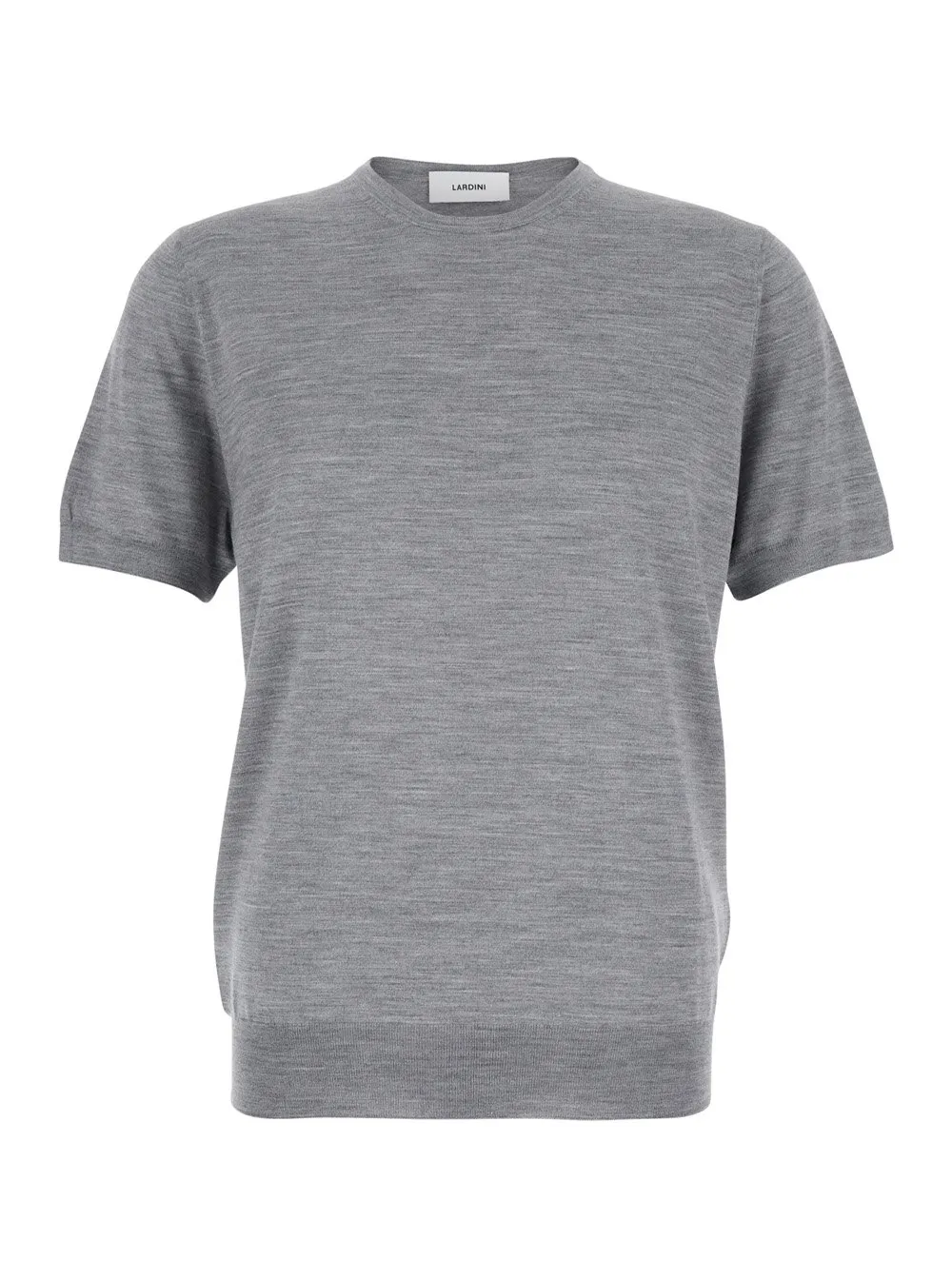 Lardini Short-Sleeved Crewneck Knitted T-Shirt
