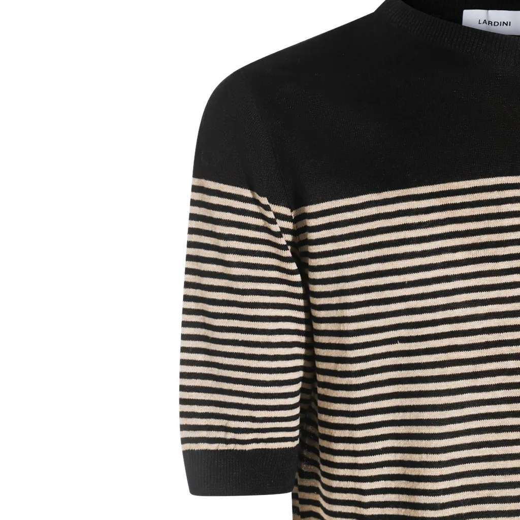 Lardini Striped Knitted T-Shirt