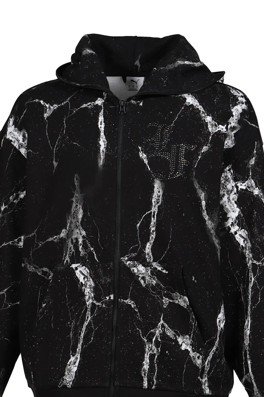 Hoops X Lafrance Written In Chrome Hoodie / Blk