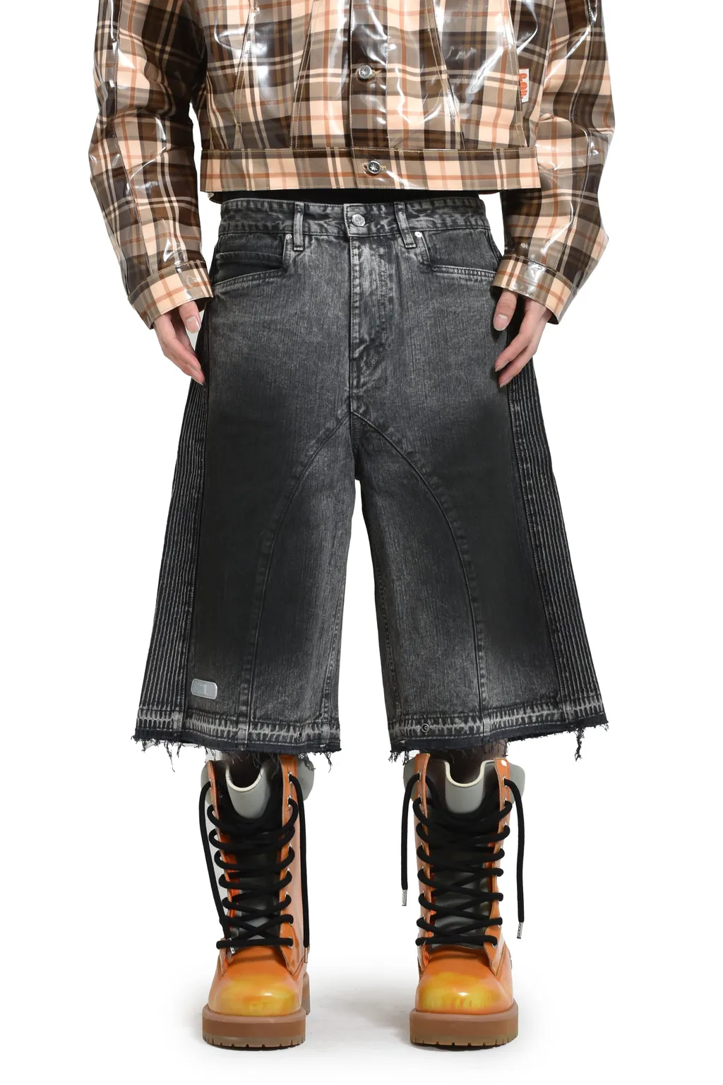 Low Ride Biker Shorts / Blk