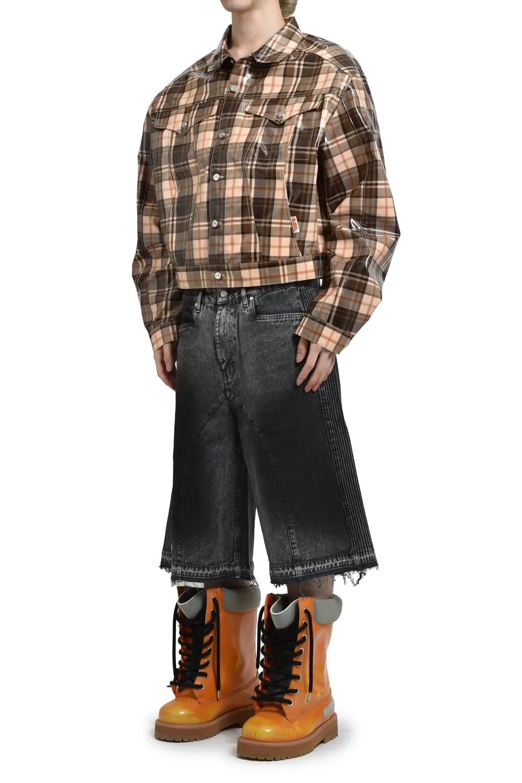 Low Ride Biker Shorts / Blk