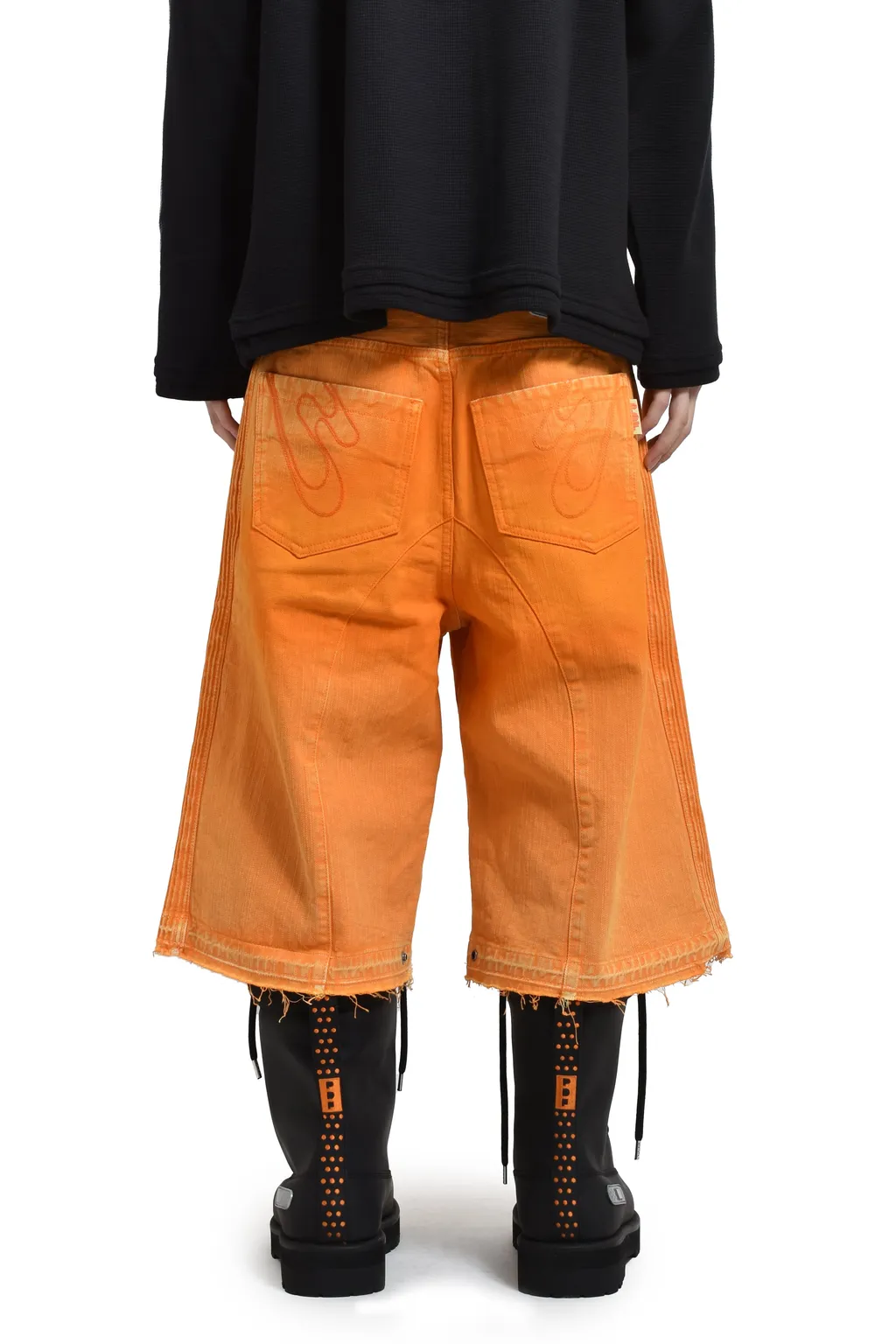 Low Ride Biker Shorts / Org