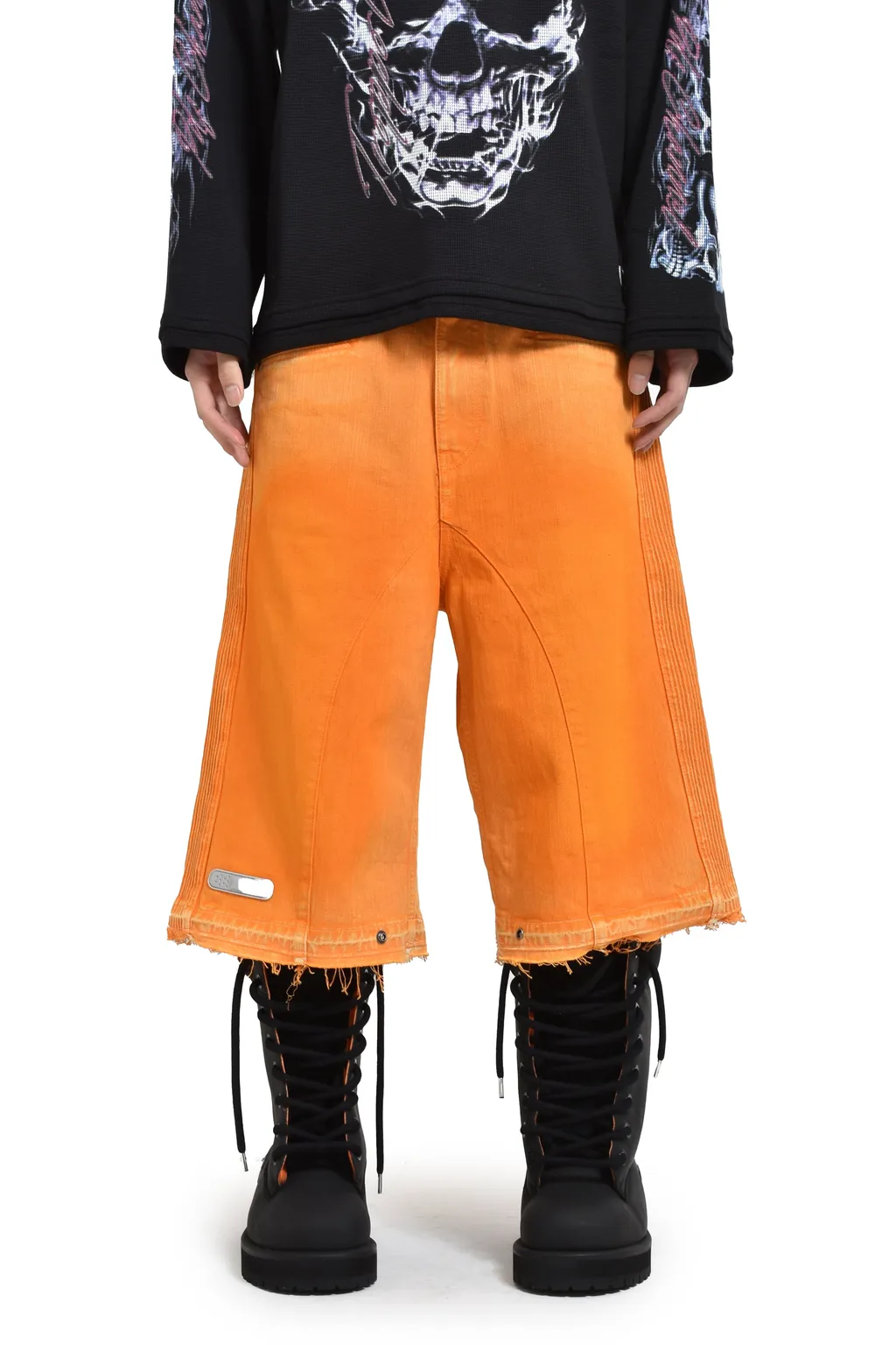 Low Ride Biker Shorts / Org