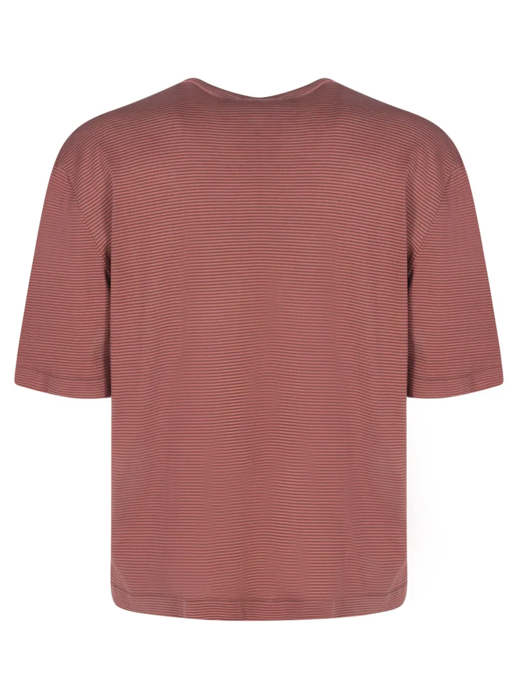 Lardini Striped Knitted Crewneck T-Shirt