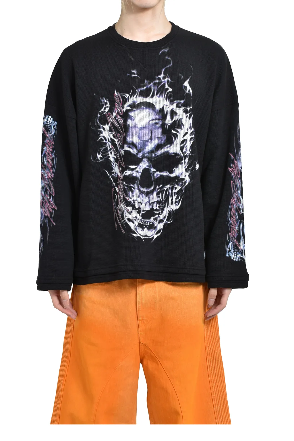 Skull Longsleeve / Blk