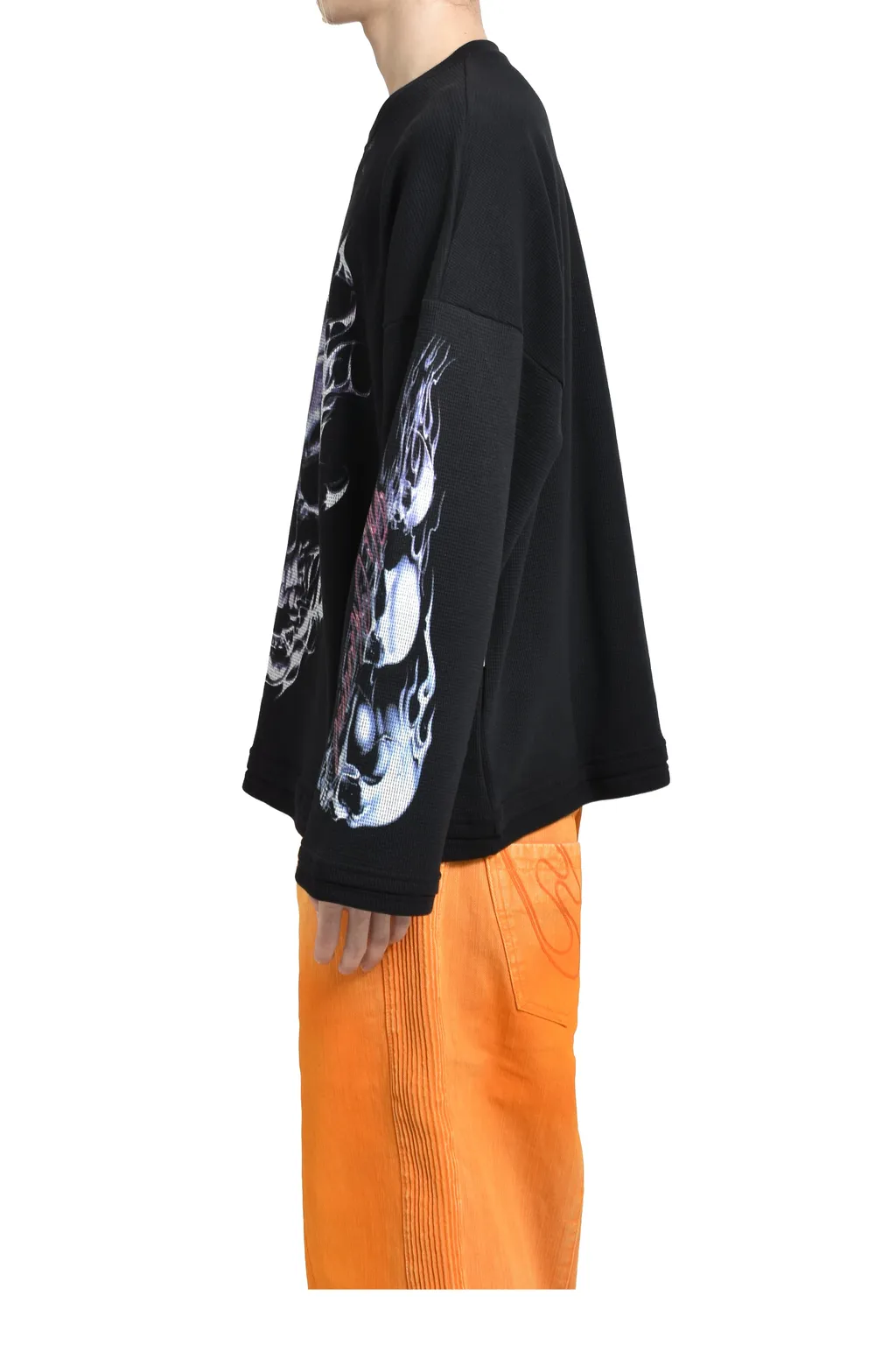 Skull Longsleeve / Blk