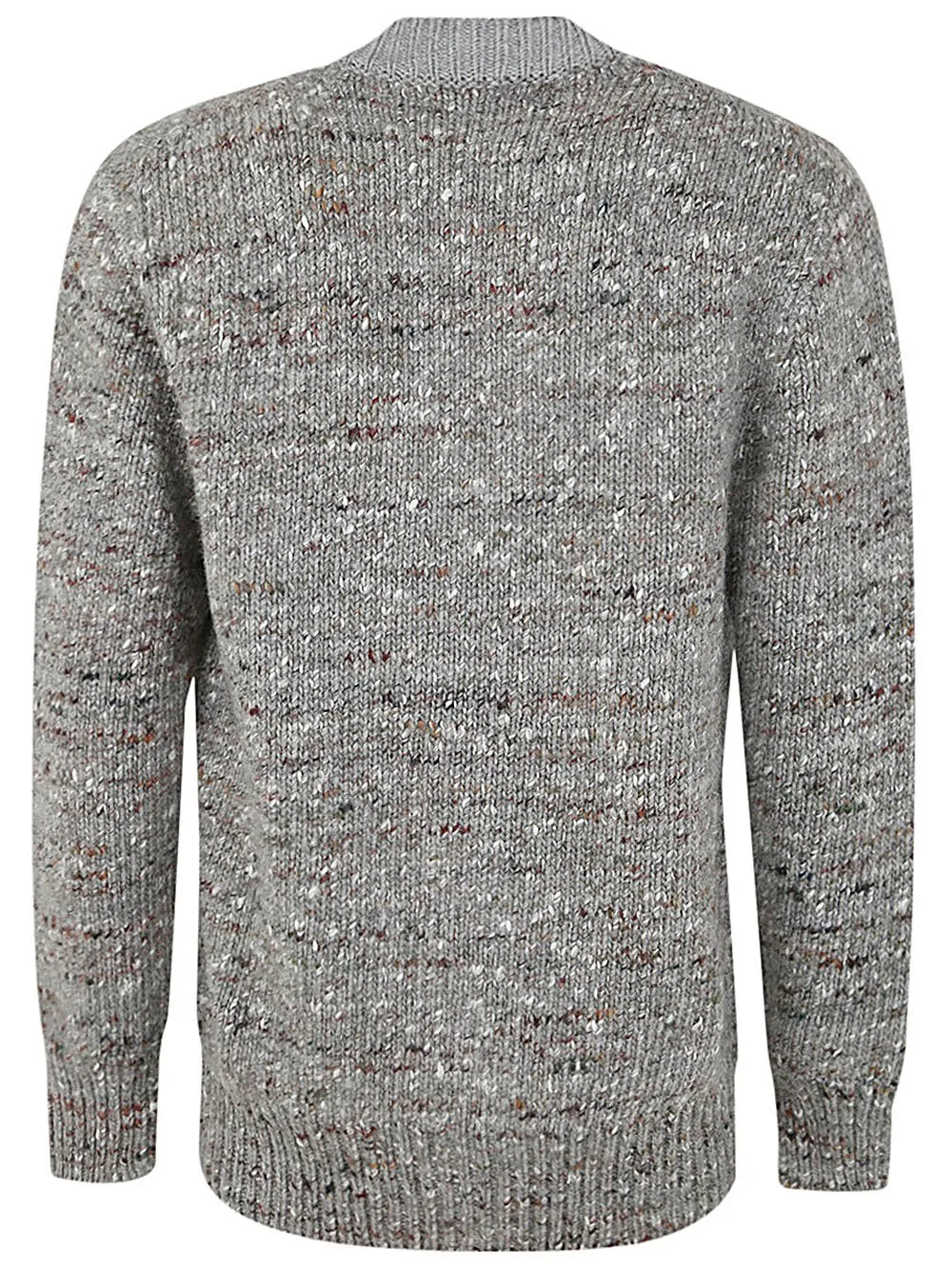 Lardini MÉLange Button-Up Ribbed-Trim Cardigan