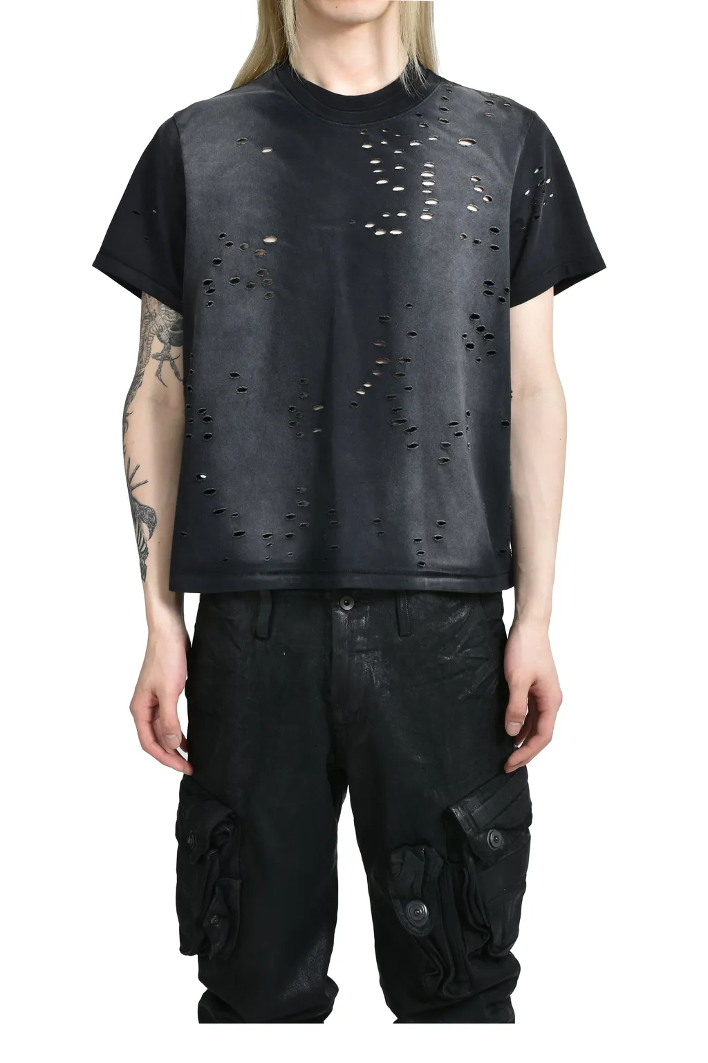 Destroyed S/S Tee / Blk