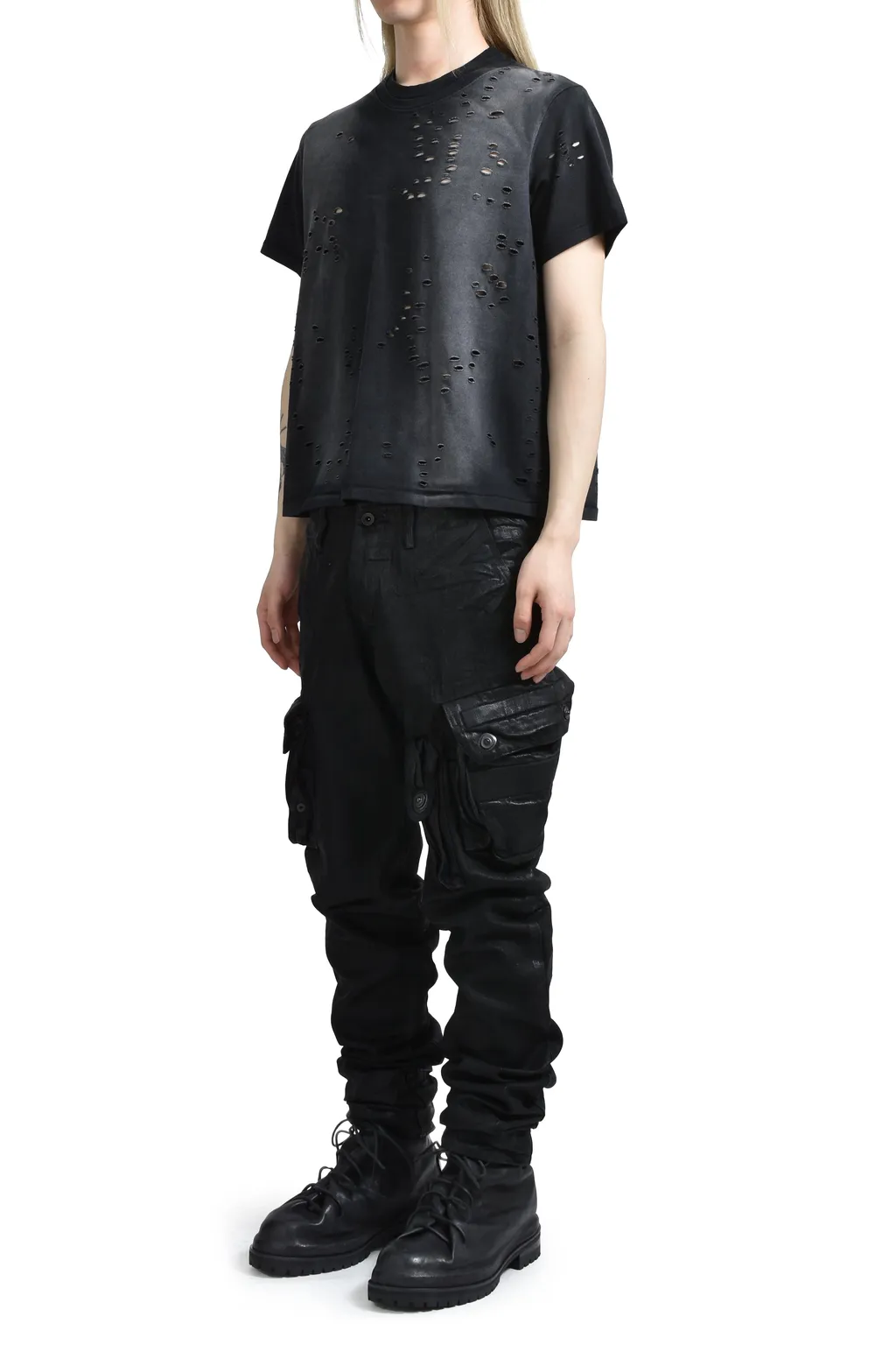 Destroyed S/S Tee / Blk
