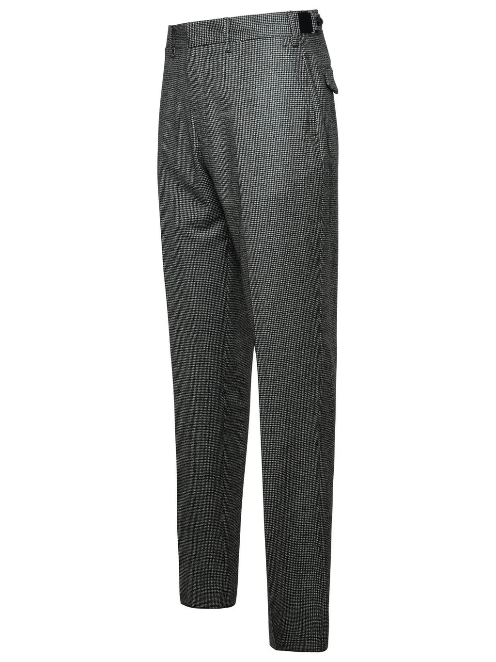Lardini Kurt Houndstooth-Pattern Tapered Trousers