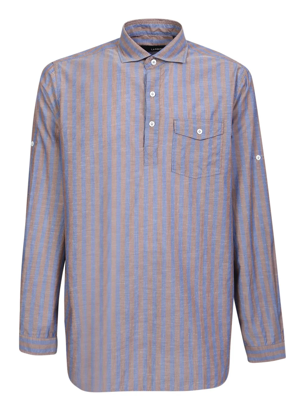 Lardini Striped Long-Sleeved Shirt