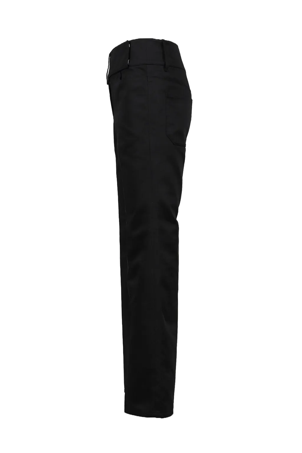 Pantalon Belted Polycotton / Blk