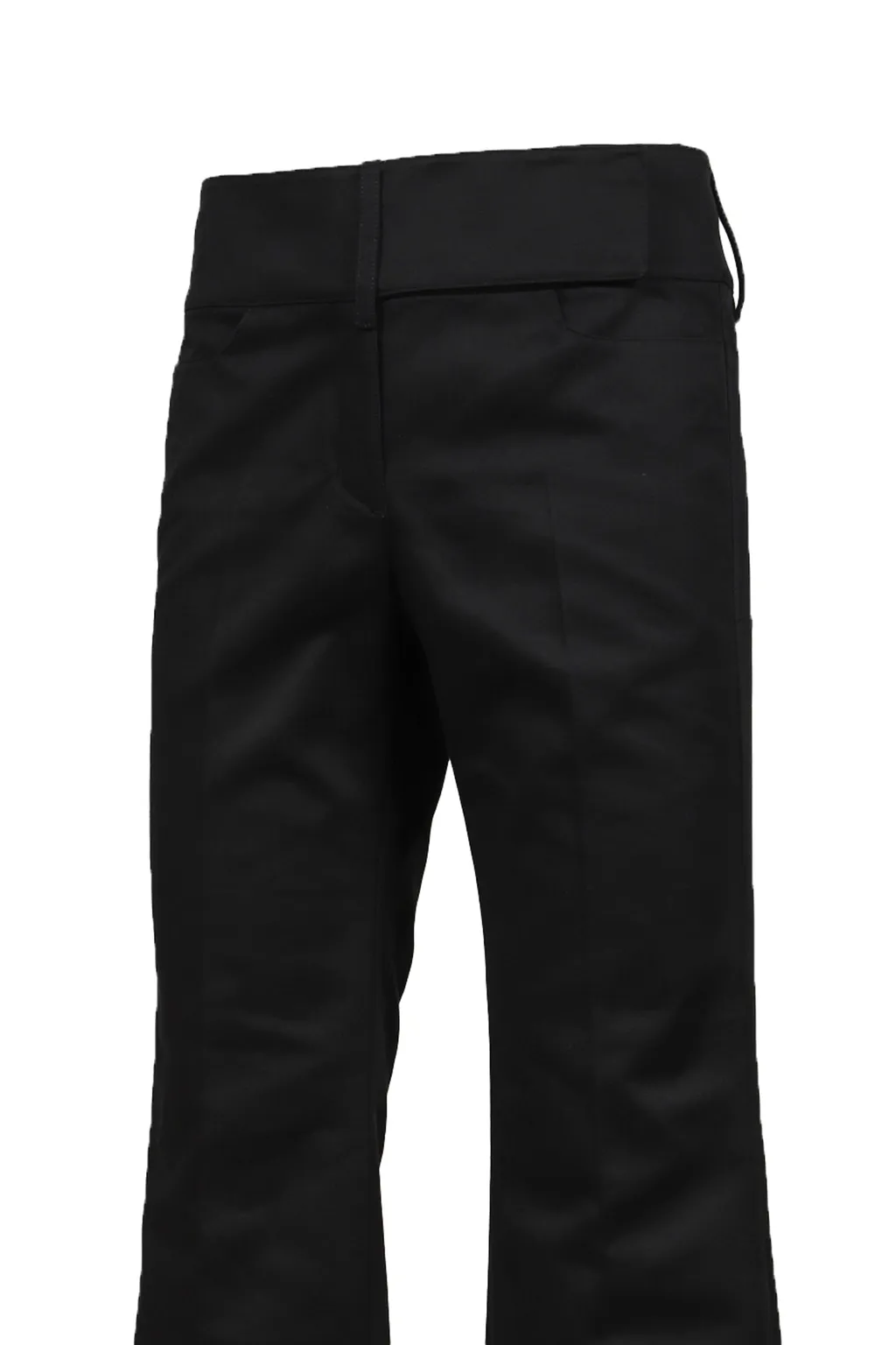 Pantalon Belted Polycotton / Blk